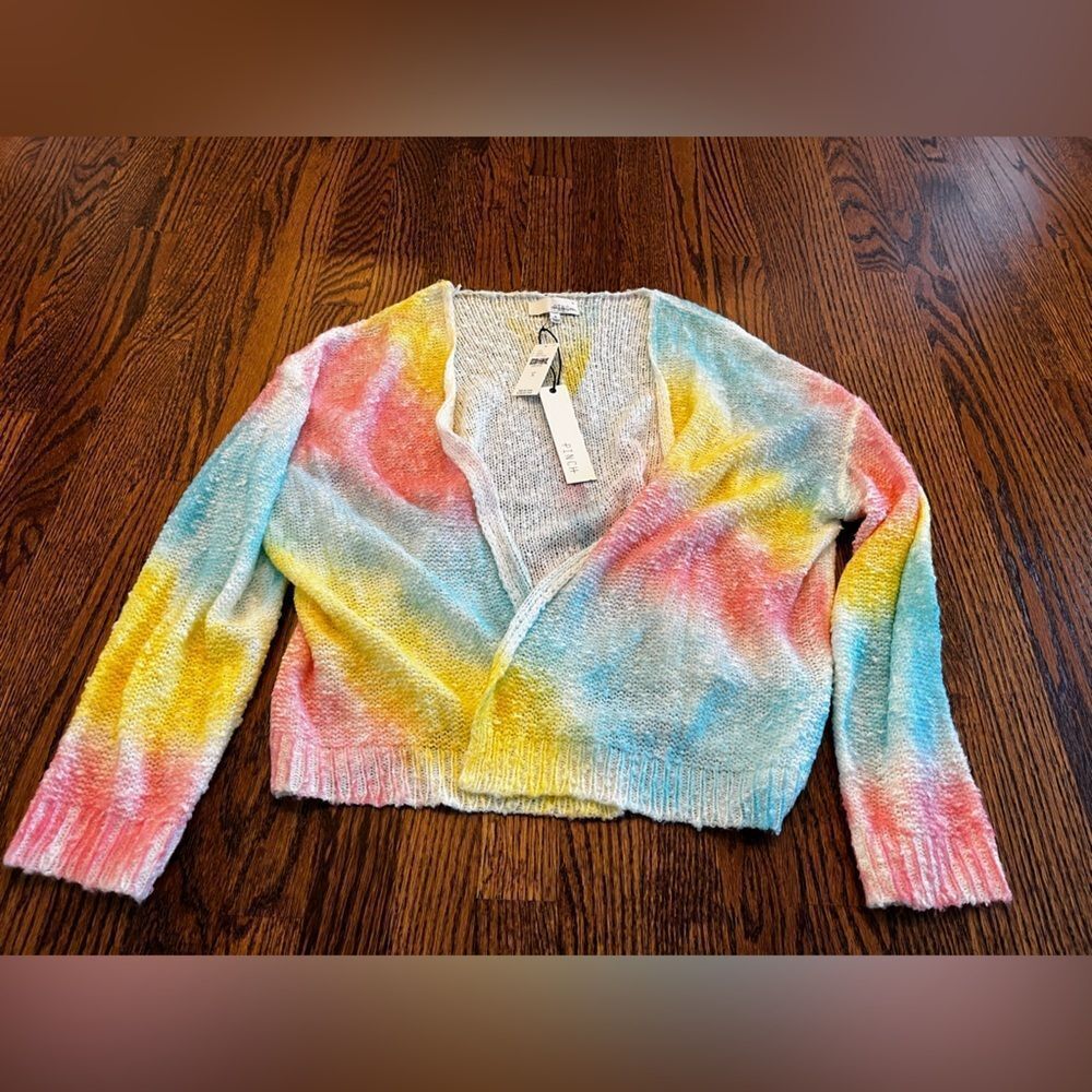 Anthropologie Pinch Rainbow Cardigan Sweater size Small - Picture 3 of 5